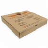 Kraft pizza kutusu - 22 cm Esmer Pizza Kutusu Baskılı